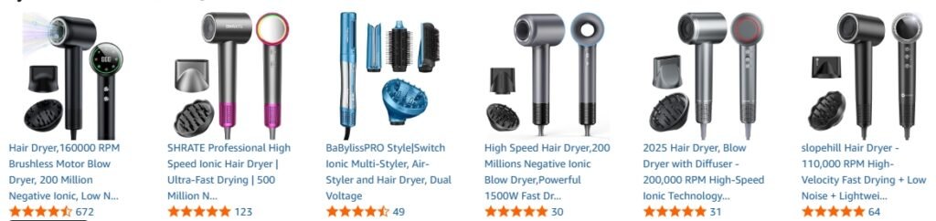 Dyson super sonic hair dryer